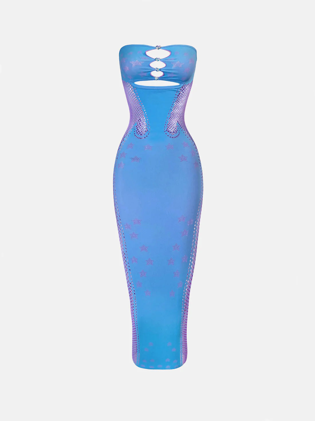 POSTER GIRL Roxie Dress Crypto Blue