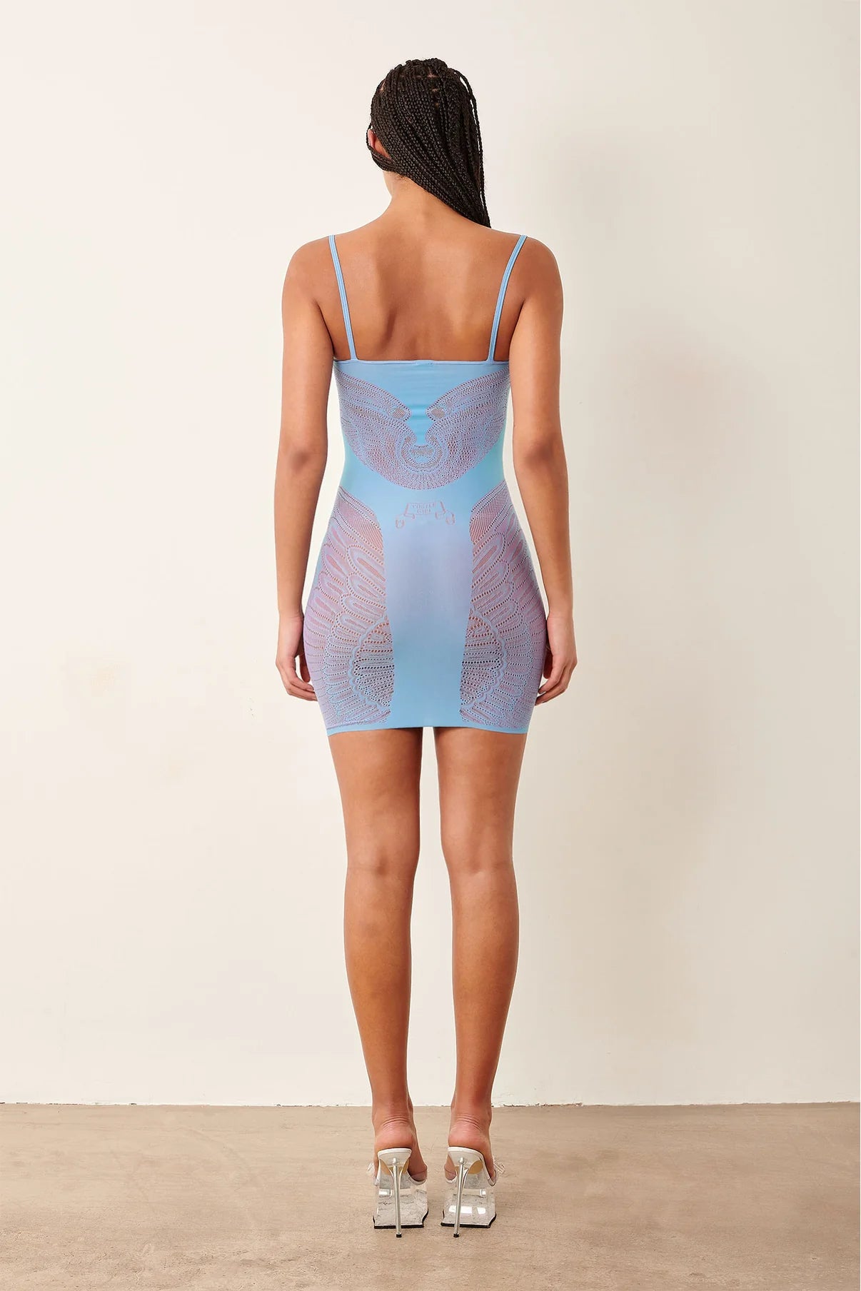 POSTER GIRL Gisele Dress Crypto Blue