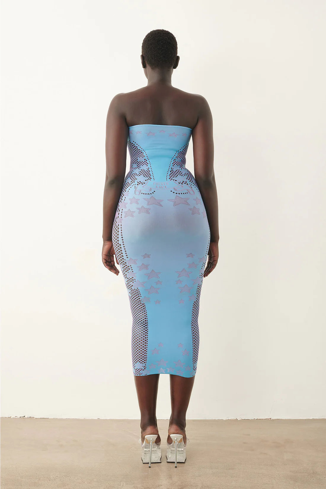 POSTER GIRL Roxie Dress Crypto Blue